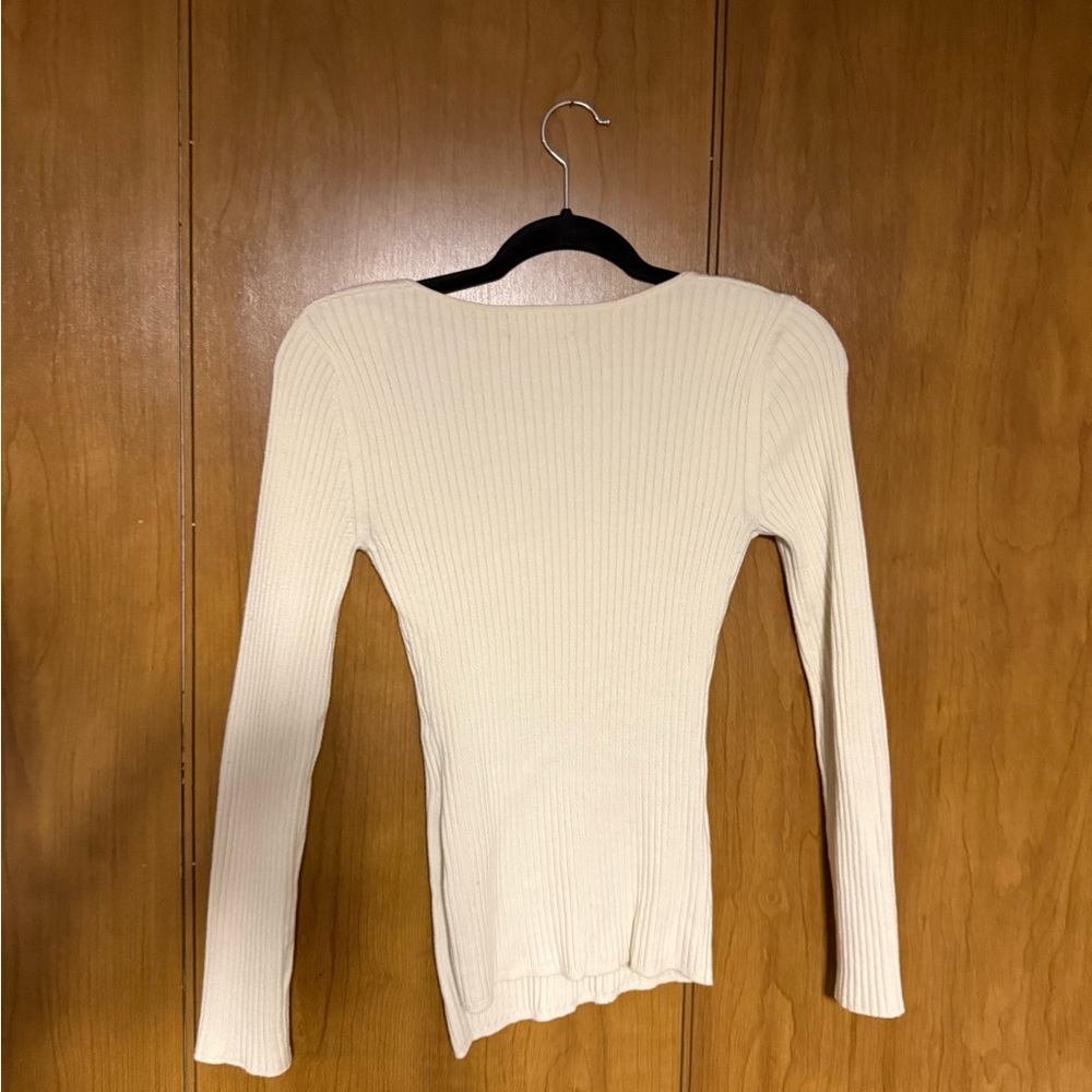 Open Edit Ribbed Side Slit Ribbed Top - Picture 5 of 6